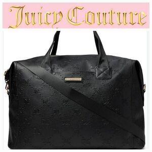 Juicy Couture‎ JC Logo Word Play Weekender Travel Bag